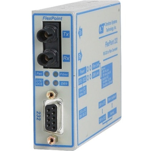 FLEXPOINT RS-232 DB-9 SERIAL TO FIBER LC MMF 1310 5KM US AC PWR