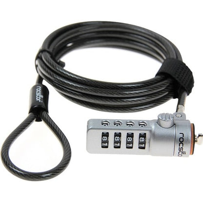 6FT ROCBOLT COMBINATION LAPTOP LOCK SECURITY CABLE 4 DIGIT LOCK