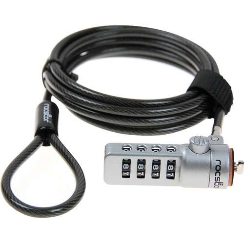 6FT ROCBOLT COMBINATION LAPTOP LOCK SECURITY CABLE 4 DIGIT LOCK