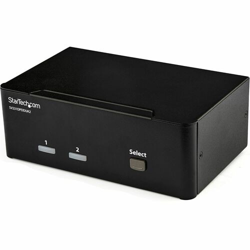 2 PORT DUAL MONITOR DISPLAYPORT KVM SWITCH TWO DISPLAYS DP KVM