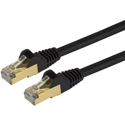 15FT BLACK CAT6A ETHERNET CABLE SNAGLESS RJ45 UTP PATCH CABLE CORD