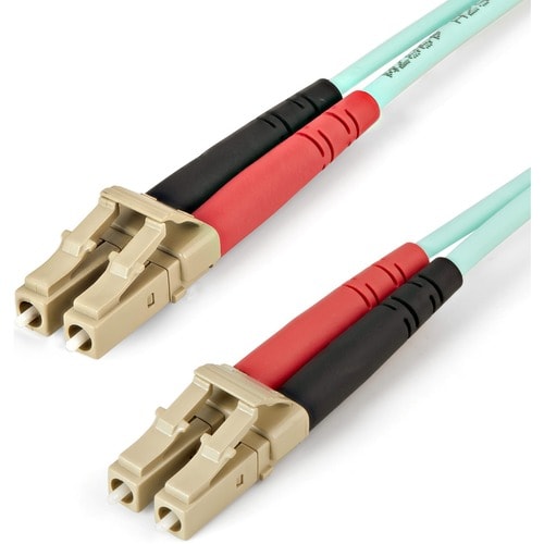 1M MULTIMODE FIBER OPTIC CABLE OM3 LC/LC 50/125 LSZH FIBER CABLE