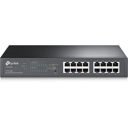 16PORT GIGABITSWITCH/8PORT POE+ EASY SMART SWITCH W/ 8PORT POE+