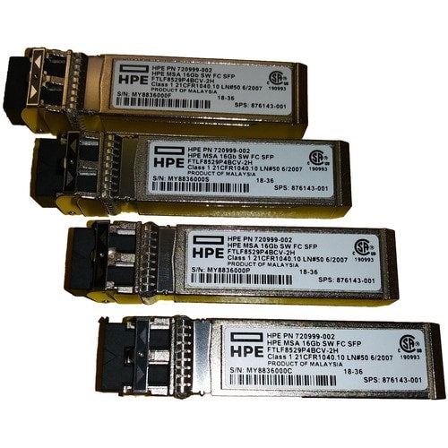 HPE MSA 16GB SW FC SFP 4PK XCVR PL-LI