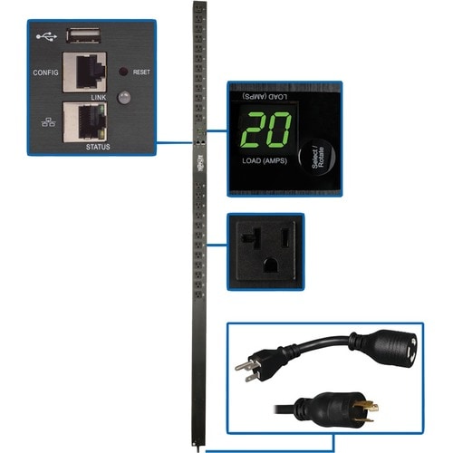 PDU MONITORED 1.9KW 120V 24 5-15/20R LX PLATFORM 70IN 0URM TAA