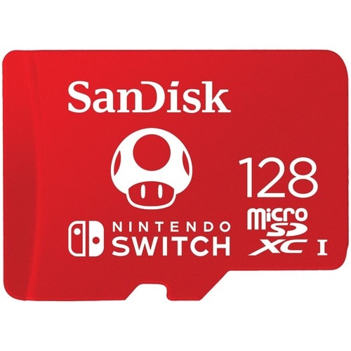 128GB CLASS10/UHS-I MICROSDXC 100/90MB READ/WRITE F/SWITCH