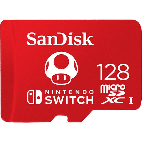 128GB CLASS10/UHS-I MICROSDXC 100/90MB READ/WRITE F/SWITCH