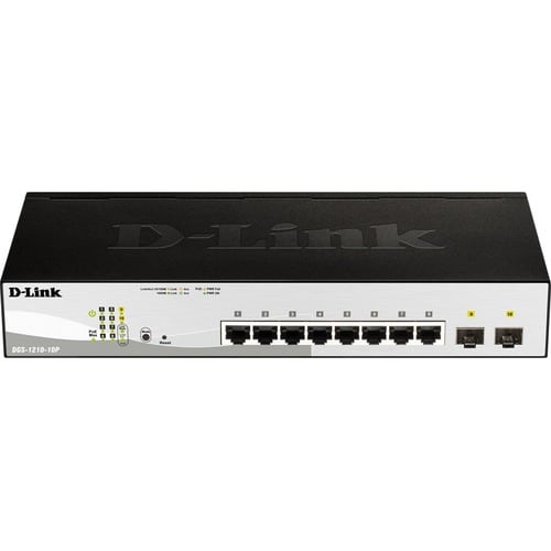 DGS-1210-10MP 8PORT GBE SMART MANAGED POE POE SWITCH + 2SFP
