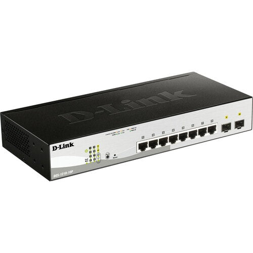 DGS-1210-10MP 8PORT GBE SMART MANAGED POE POE SWITCH + 2SFP