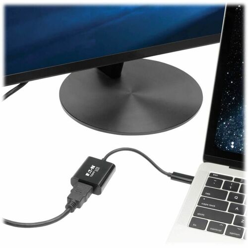 USB C TO HDMI ADAPTER CONVERTER M/F 4K USB TYPE C TO HDMI BLACK
