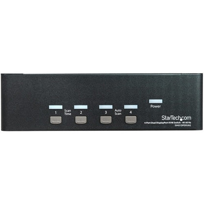 4 PORT DUAL MONITOR DISPLAYPORT KVM SWITCH TWO DISPLAYS DP KVM