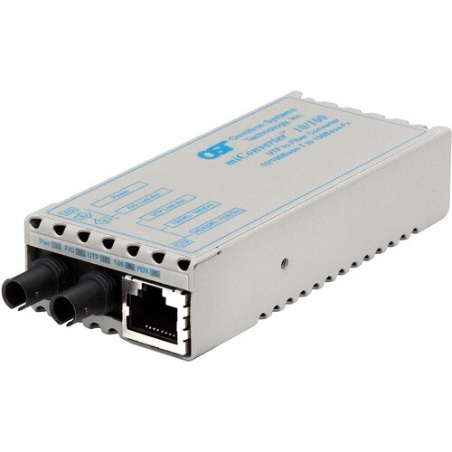 10/100 BASE-TX FX ETHERNET US MICONVERTER FIBER ST SM 1310NM 60KM