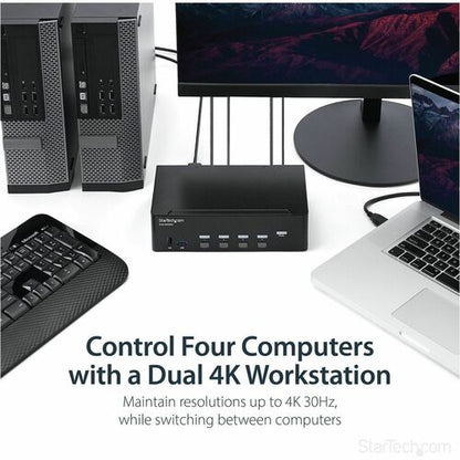 4 PORT HDMI KVM SWITCH 4K USB AUDIO HDMI KVM SWITCH