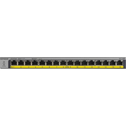 16PORT POE/POE+ GIGABIT ENET UNMANAGED SWITCH 183WATT POWER