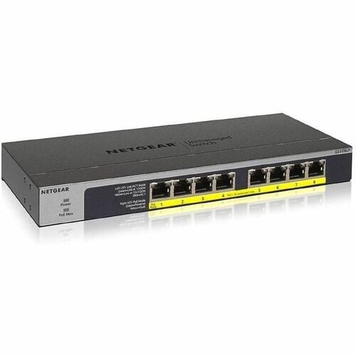 8PORT GIGABIT ETHERNET POE+ UNMANAGED SWITCH