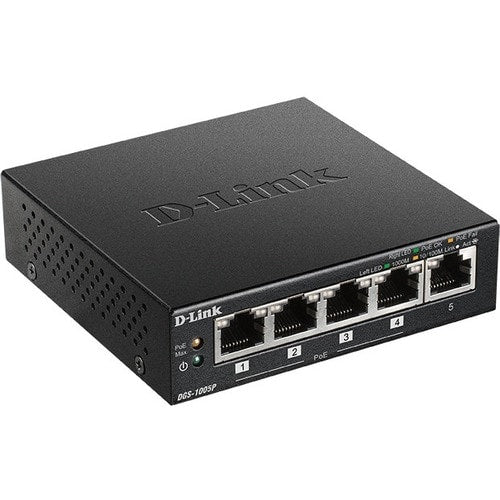 5PORT GIGABIT UNMANAGED DESKTOP SWITCH WITH 4PORT POE