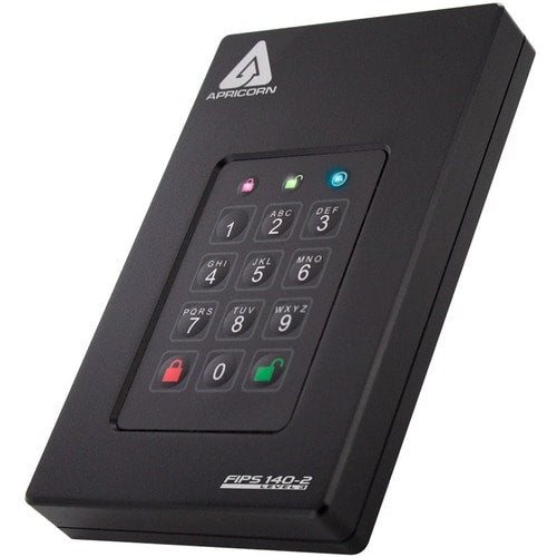 2TB AEGIS FORTRESS L3 USB 3.0 HW ENCRYPTED DRIVE