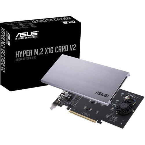 PCIE 3.0 X4 EXPANSION CARD V2 SUPPORTS 4 NVME M.2 UP TO 128 GB