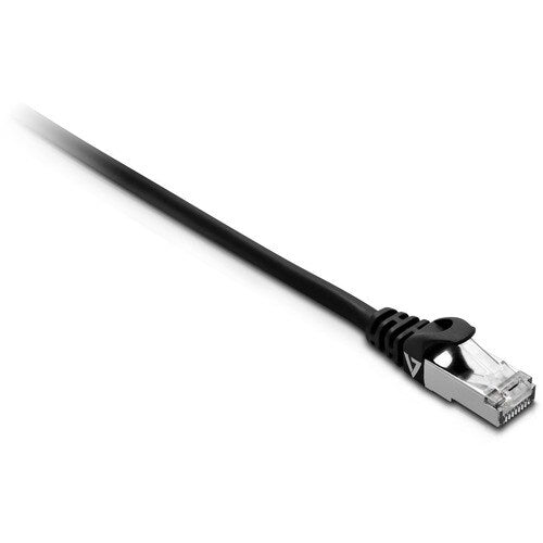 3FT CAT7 FSTP BLACK PATCH CABLE 1M SHIELDED  FOILED CABLE RJ45 MALE