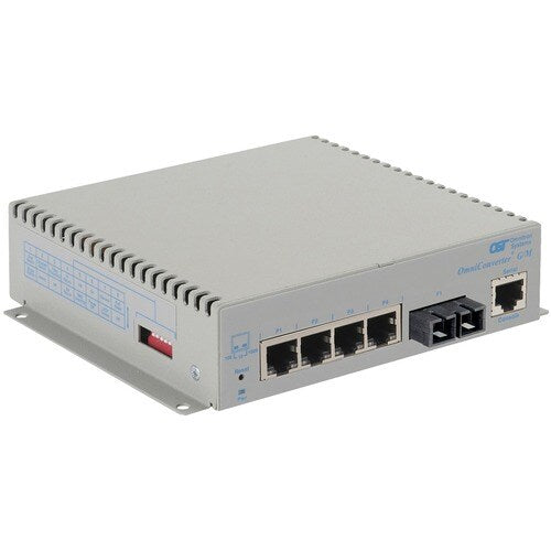 OMNICONVERTER G/M SC MM 550M 4X 10/100/1000T TO 1000X US AC