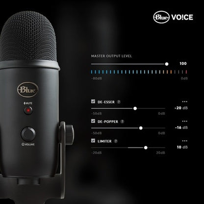 BLUE YETI USB MIC-BLACKOUT YETI