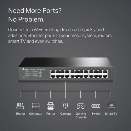24PORT GIGABIT DESKTOP/RACKMOUNT SWITCH