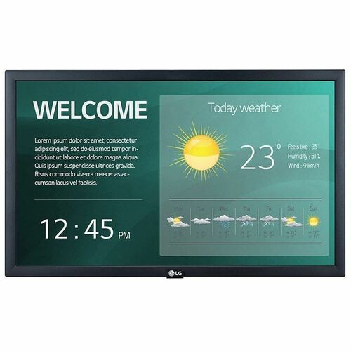 22IN 1920X1080 LCD MNTR 250NIT HDMI WEBOS 16/7