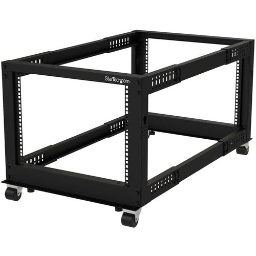 8U OPEN FRAME SERVER RACK 4 POST NETWORK AV EQUIPMENT RACK