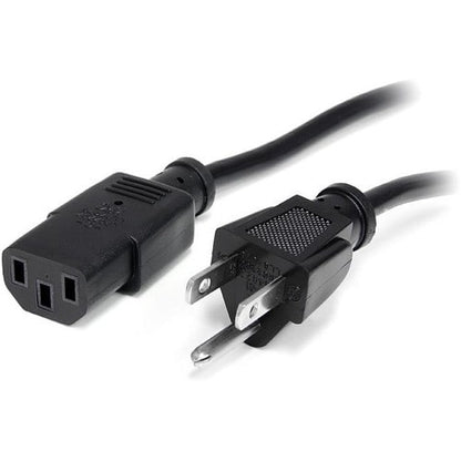 10FT COMPUTER POWER CORD NEMA 5-15P TO C13 AC POWER MONITOR CABLE