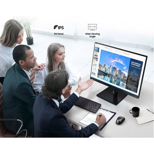 27IN 16:9 IPS PANEL 75HZ FULLY ADJ STAND HDMI/DP/USB HUB 3YR TAA