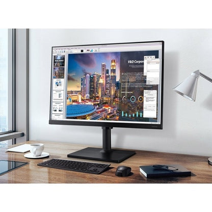 27IN 16:9 IPS PANEL 75HZ FULLY ADJ STAND HDMI/DP/USB HUB 3YR TAA