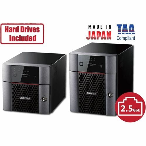 TERASTATION 3420DN 4TB 2X2TB HD NAS 2 OPEN BAYS 2.5GBE RAID ISCSI