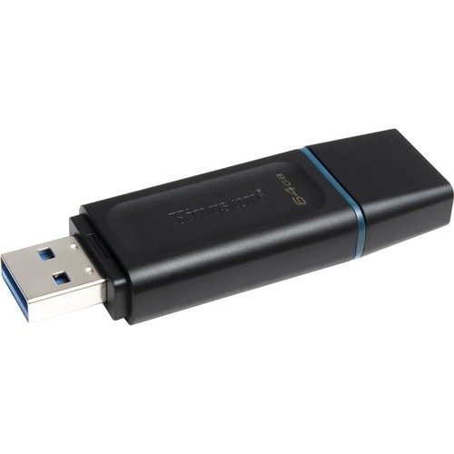 64GB USB3.2 GEN 1 DATATRAVELER EXODIA BLACK/TEAL