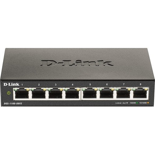 DGS-1100 SERIES 8 PORT GIGABIT SMART MANAGED SWITCH