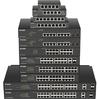 DGS-1100 SERIES 8 PORT GIGABIT SMART MANAGED POE SWITCH