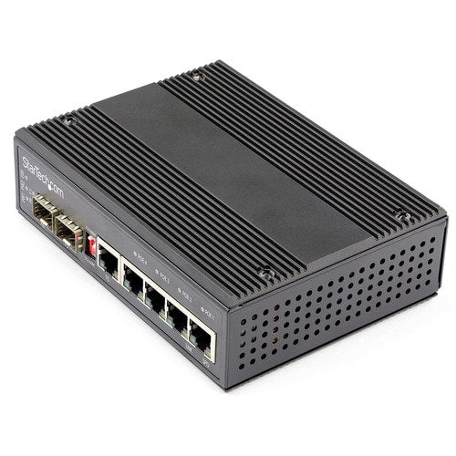 6 PORT GIGABIT ETHERNET SWITCH POE SFP UNMANAGED INDUSTRIAL RUGGED