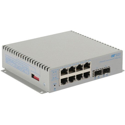 OMNICONVERTER 10G/SX DC WIDE 2X1G/10G SFP+ TO 8X 10/100/1000T