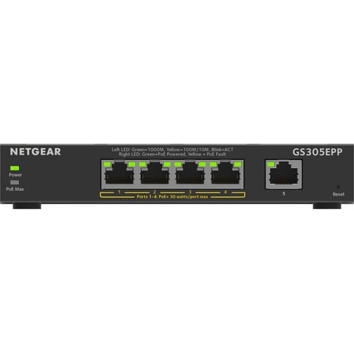5PORT GB HP POE+ SMART PLUS