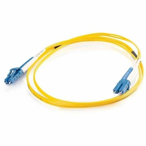 5M FIBER OPTIC SMF LC/LC 9/125 DUPLEX PVC PATCH CABLE