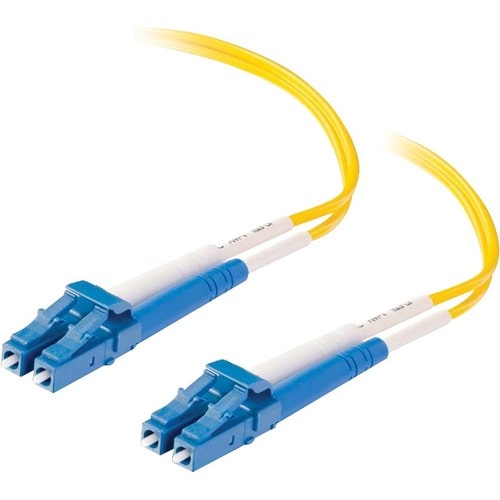 5M FIBER OPTIC SMF LC/LC 9/125 DUPLEX PVC PATCH CABLE