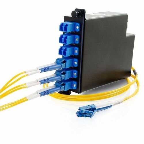5M FIBER OPTIC SMF LC/LC 9/125 DUPLEX PVC PATCH CABLE