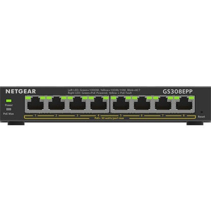8PORT GB HP POE+ SMART PLUS