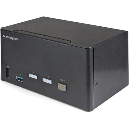 2 PORT DISPLAYPORT KVM SWITCH TRIPLE MONITOR DP 4K KVM SWITCH HUB