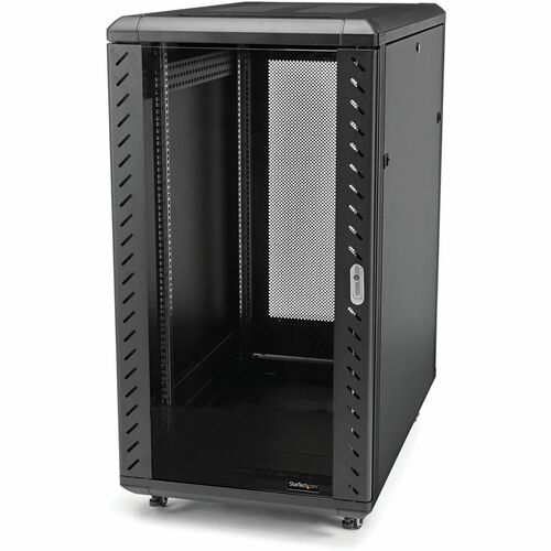 32U SERVER RACK CABINET 4 POST NETWORK EQUIPMENT RACK W/ CASTERS