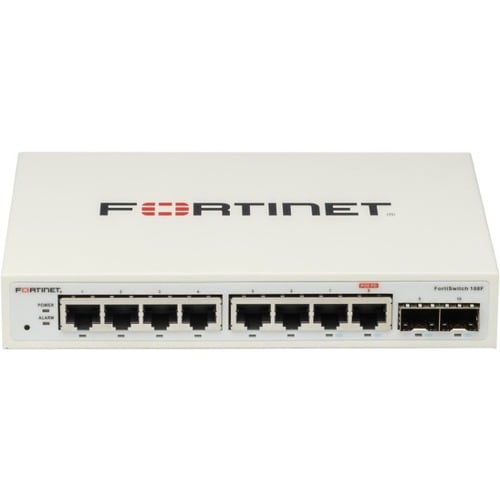 L2 SWITCH 8XGE RJ45 PORTS 2XGE SFP FANLESS 12V/3A POWER ADAPTER OF