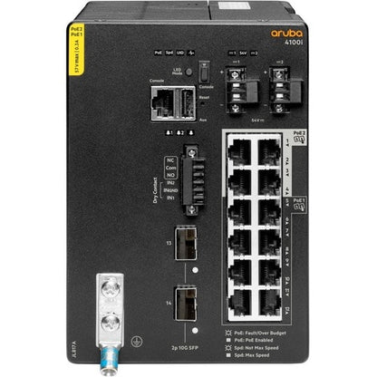 ARUBA 4100I 12G CL4/6 POE 2SFP+ DIN SW PL-WB