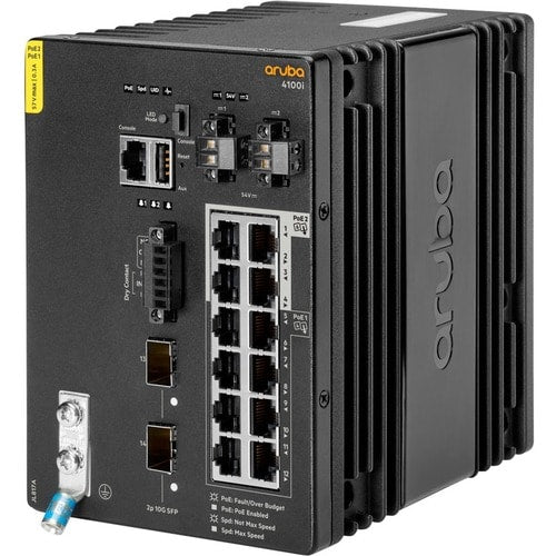 ARUBA 4100I 12G CL4/6 POE 2SFP+ DIN SW PL-WB
