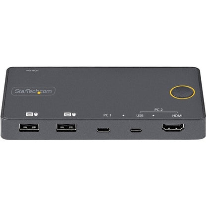 2 PORT USB C KVM SWITCH 4K USB A C HDMI HYBRID MINI KVM SWITCH