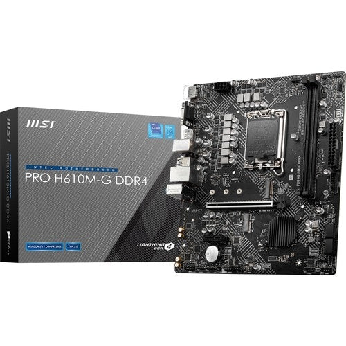 PRO H610M-G DDR4 MATX MOTHERBOARD DDR4