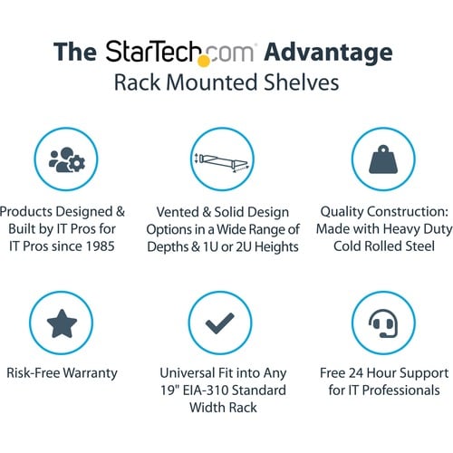 1U SERVER RACK SHELF UNIVERSAL CANTILEVER RACK MOUNT TRAY